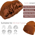 Satin Lined Winter Beanie Hat - NuAira