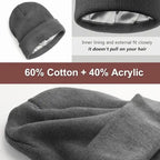 Satin Lined Winter Beanie Hat - NuAira