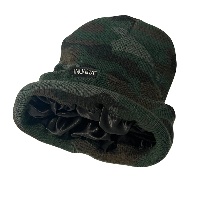 Luxury Adult Satin Lined Winter Beanie Hat