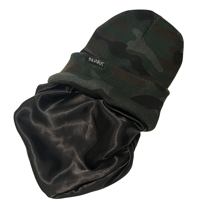 Luxury Adult Satin Lined Winter Beanie Hat