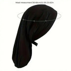 Extra Long Satin-Lined Braid / Loc Cap | Black - NuAira