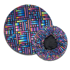 Neon Herringbone Hair Bonnet