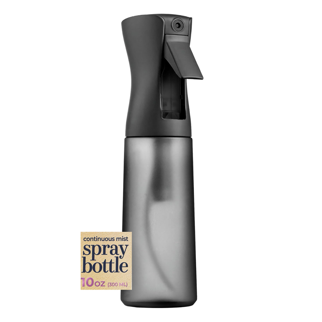 Black Continuous Mist Refillable Spray Bottle