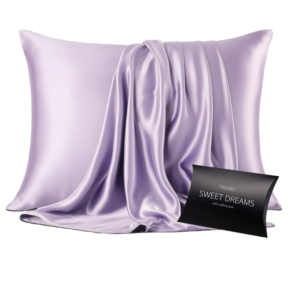 Satin Envelope Closure Pillowcase | Lilac