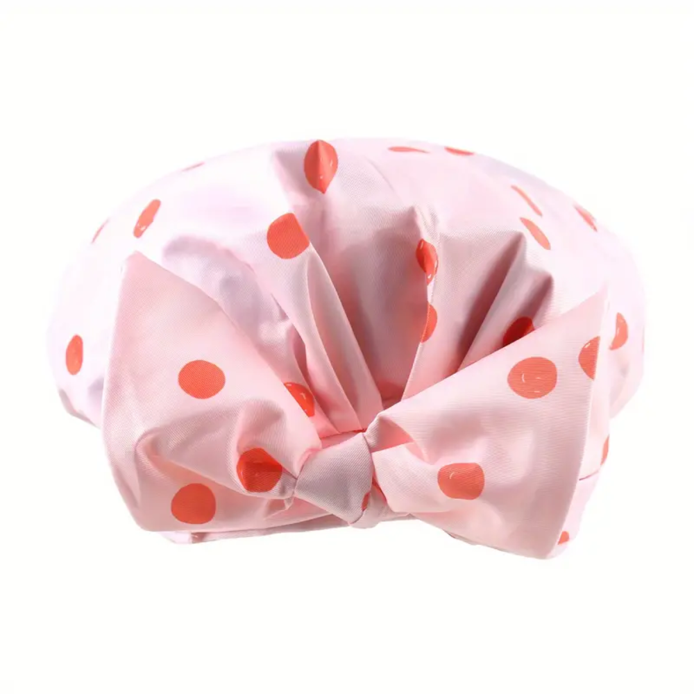 Bow Tie Waterproof Shower Cap