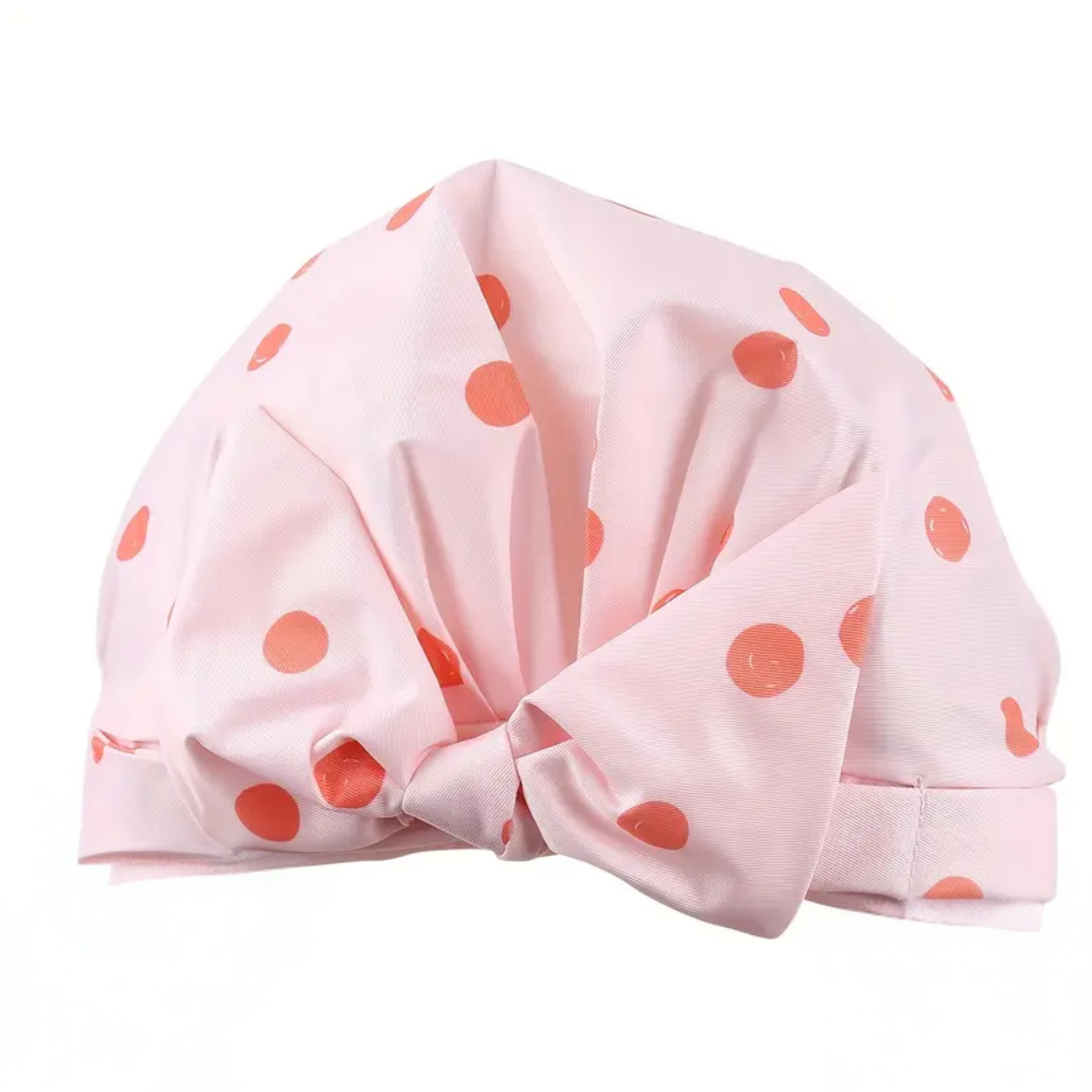 Bow Tie Waterproof Shower Cap