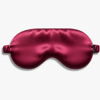 NuAira padded satin pillow eye mask burgundy