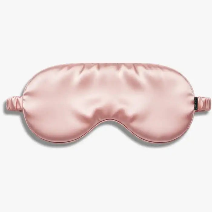 NuAira padded satin pillow eye mask pink