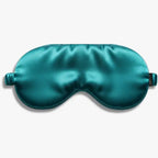 NuAira padded satin pillow eye mask teal