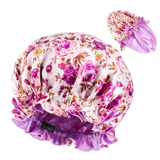 Pastoral Lavender Satin Bonnet.