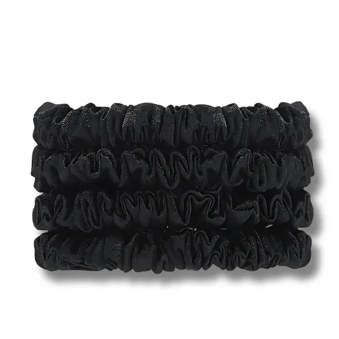 Petite Satin Scrunchies 4pc - NuAira