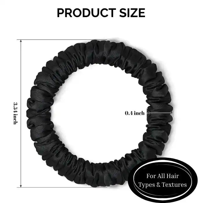 Petite Satin Scrunchies 4pc - NuAira