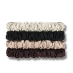 Petite Satin Scrunchies 4pc - NuAira