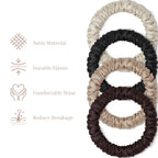 Petite Satin Scrunchies 4pc - NuAira