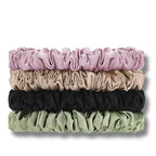 Petite Satin Scrunchies 4pc - NuAira