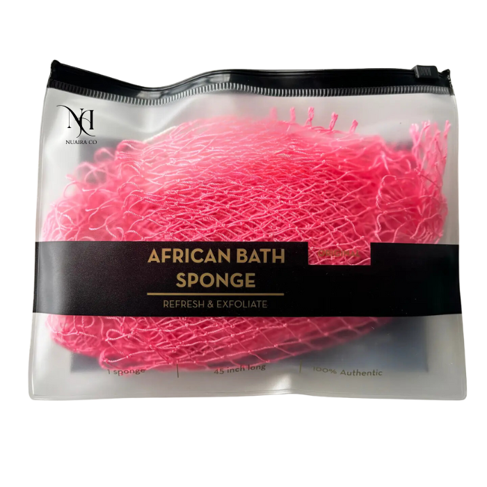 Pink African Net Bath Sponge - NuAira