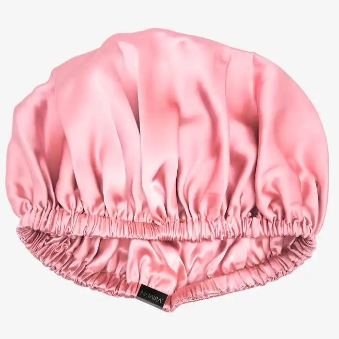 Double Layer Silk Satin Hair Bonnet for Curly and Straight Hair by NuAira and Co