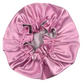 Pink & Silver Satin Bonnet.