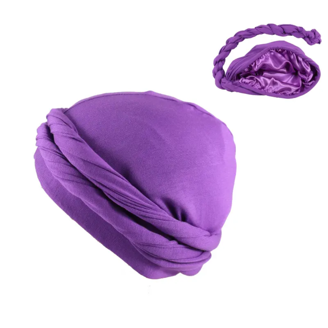 Satin-Lined Halo Turban - NuAira