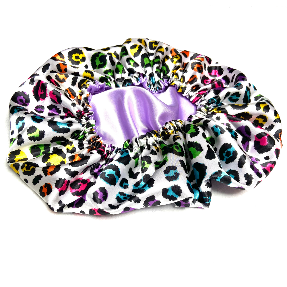 Rainbow Leopard Bonnet