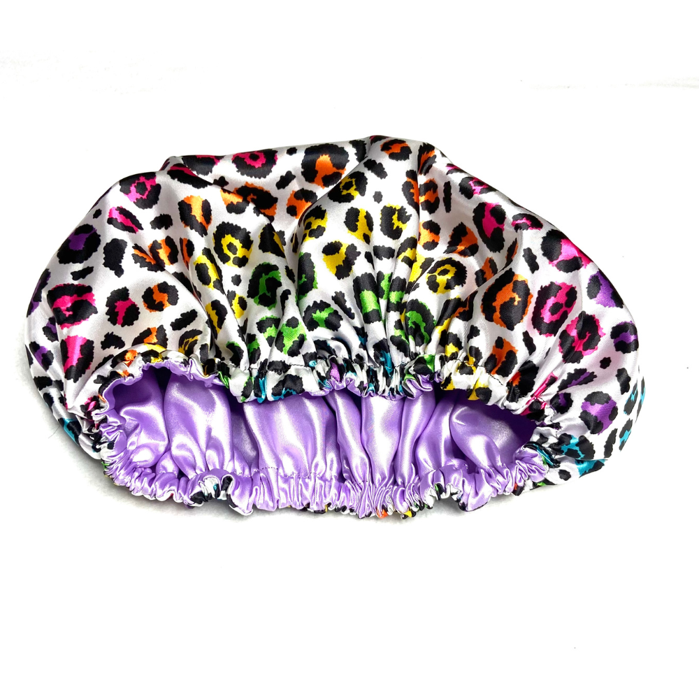 Rainbow Leopard Bonnet