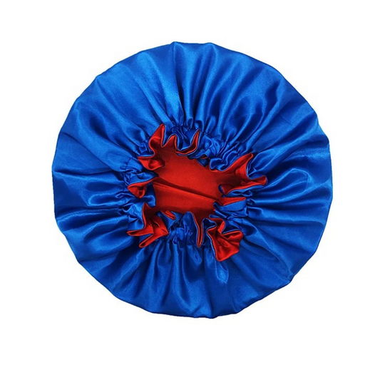 Royal Blue & Red Bonnet