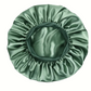 Double Layer Satin Bonnet | Sage - NuAira