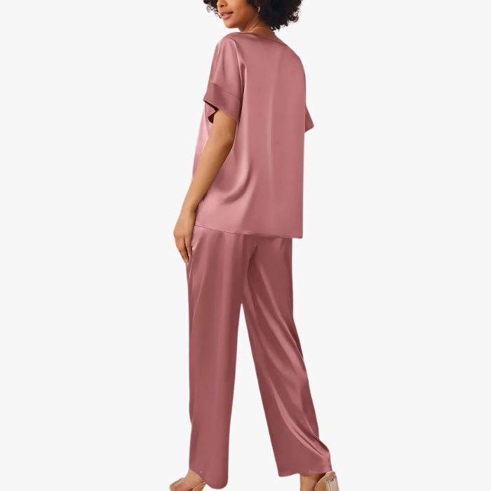 Satin Pajama Pants Set