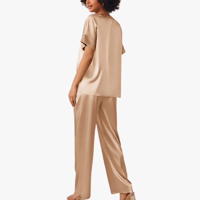 Satin Pajama Pants Set