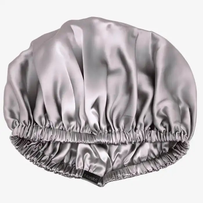 Double Layer Silk Satin Hair Bonnet for Curly and Straight Hair by NuAira and Co