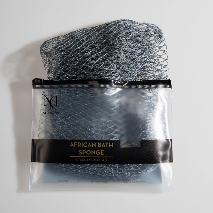 Slate African Net Bath Sponge.