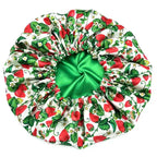 Strawberry Joy Satin Bonnet & Scrunchie - NuAira