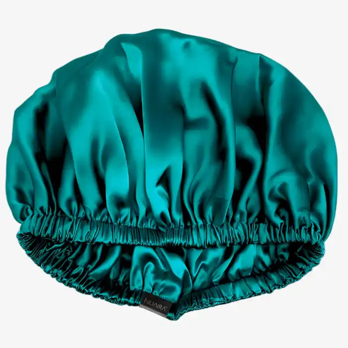 Double Layer Silk Satin Hair Bonnet for Curly and Straight Hair by NuAira and Co