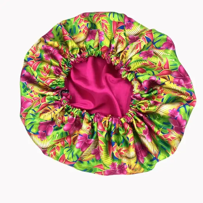 Tropical Floral Hair Bonnet - NuAira