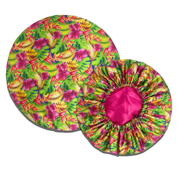 Tropical Floral Hair Bonnet