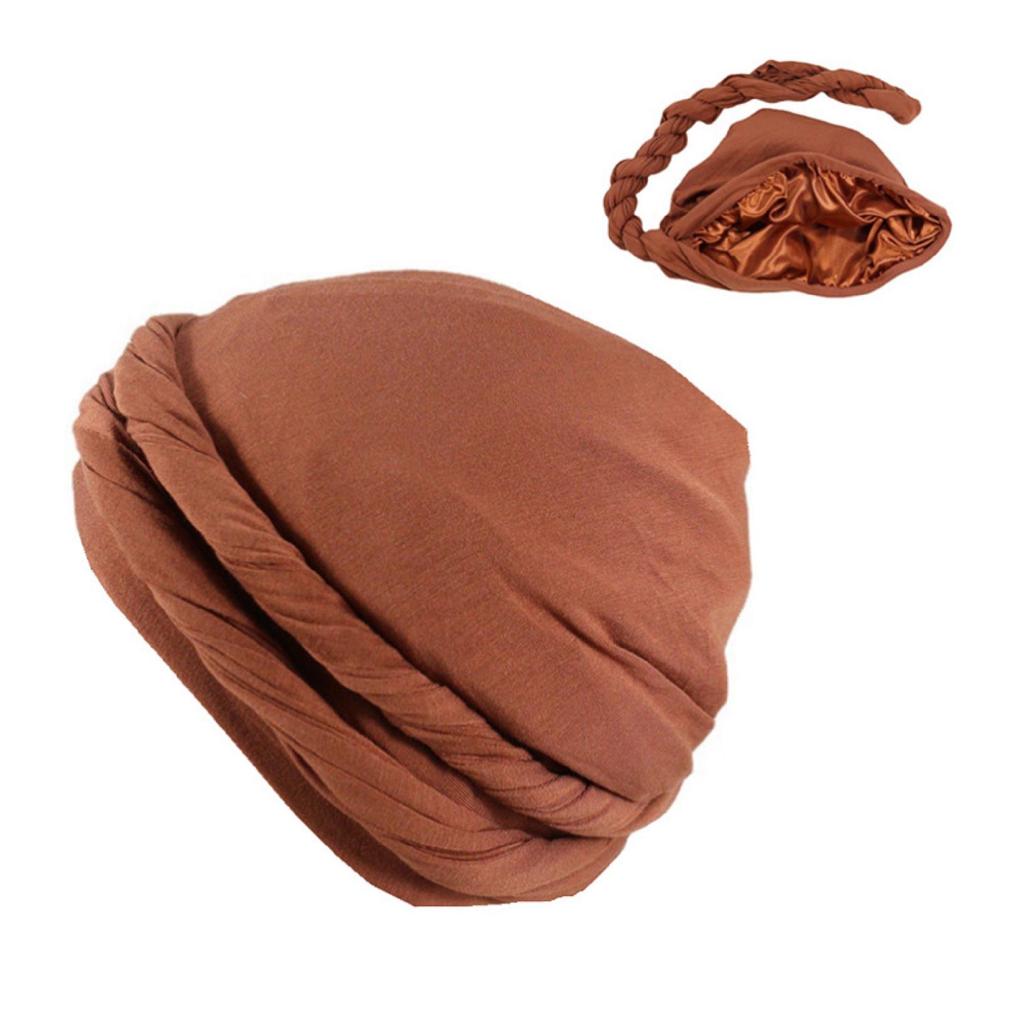 Satin-Lined Halo Turban - NuAira