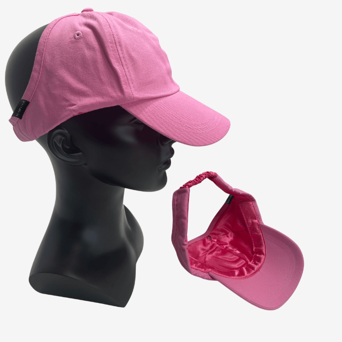 Adjustable Satin Lined Backless Baseball Cap - NuAira
