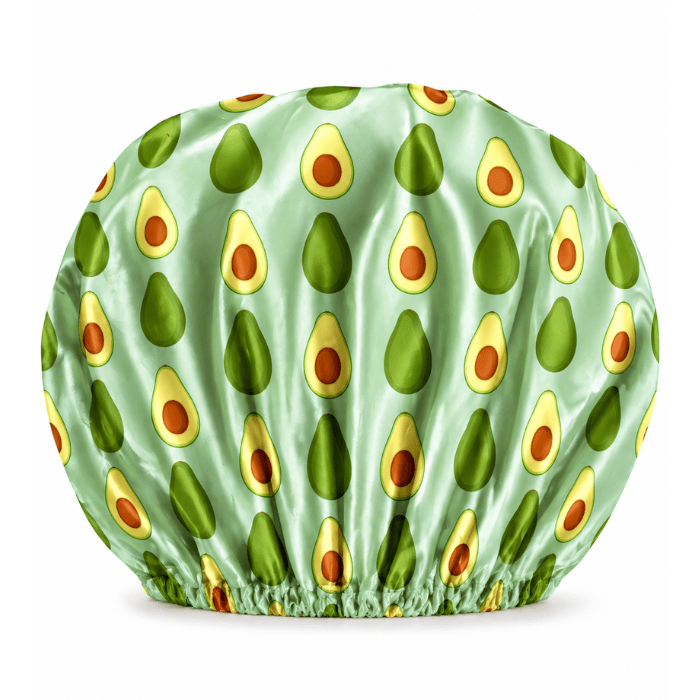 Avocado Satin Bonnet & Scrunchie Set | Curly & Natural Hair Protection - NuAira
