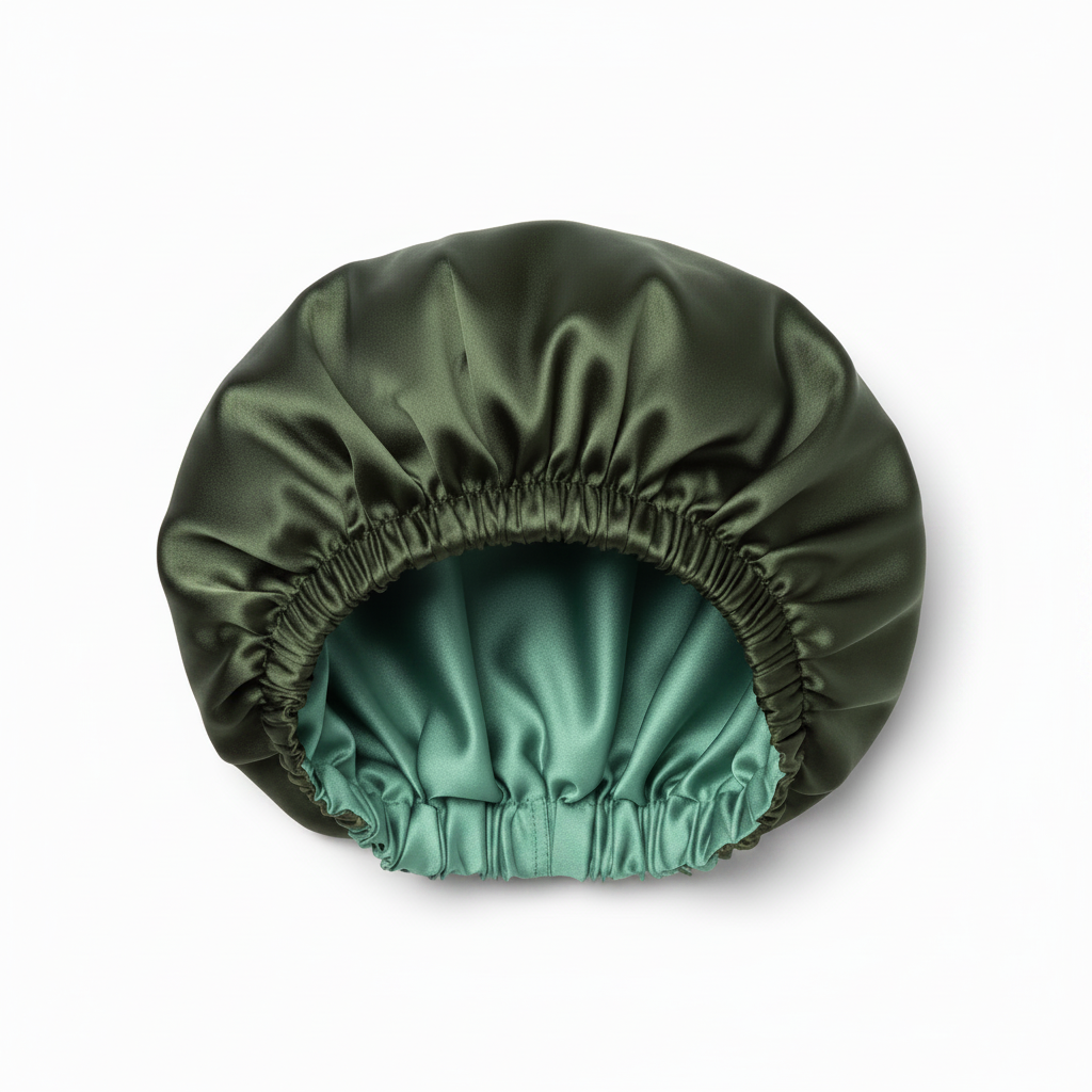 Dark olive mint bonnet