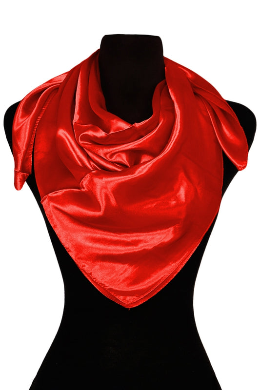 RED | Satin Scarf
