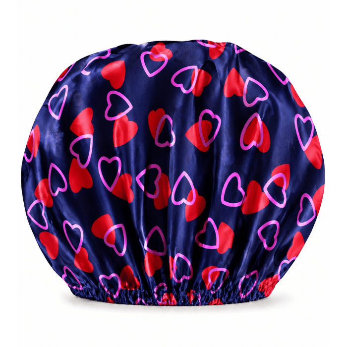 Field of Hearts Satin Bonnet & Scrunchie - NuAira