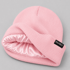 Kids Satin Lined Winter Beanie Hat – Cozy, Hair-Protective & Warm - NuAira