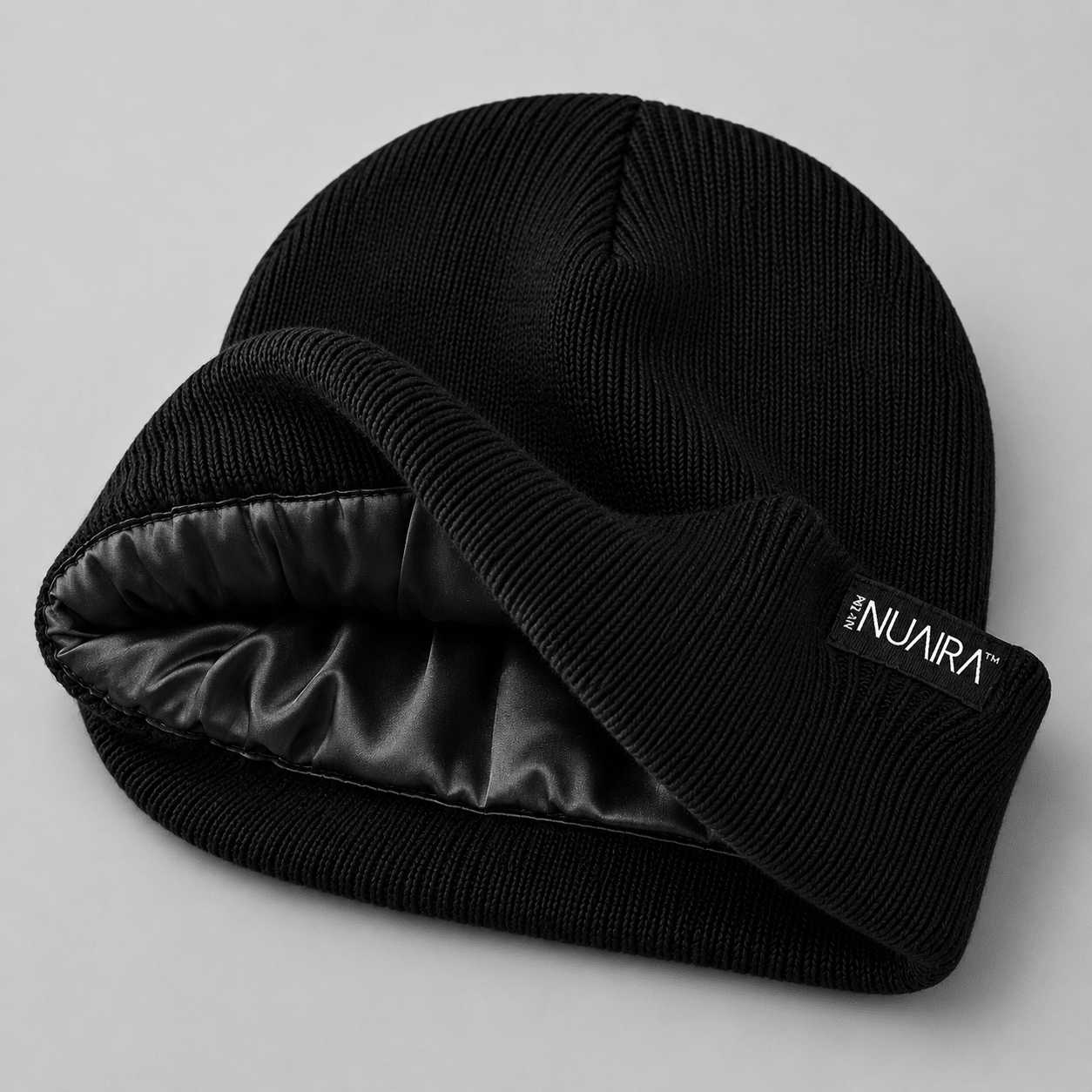 Kids Satin Lined Winter Beanie Hat – Cozy, Hair-Protective & Warm - NuAira