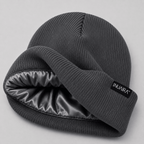 Luxury Adult Satin Lined Winter Beanie Hat - NuAira