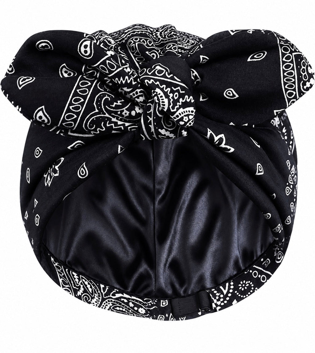 Luxury Satin Lined Turban Bow Turban for Women - NuAira