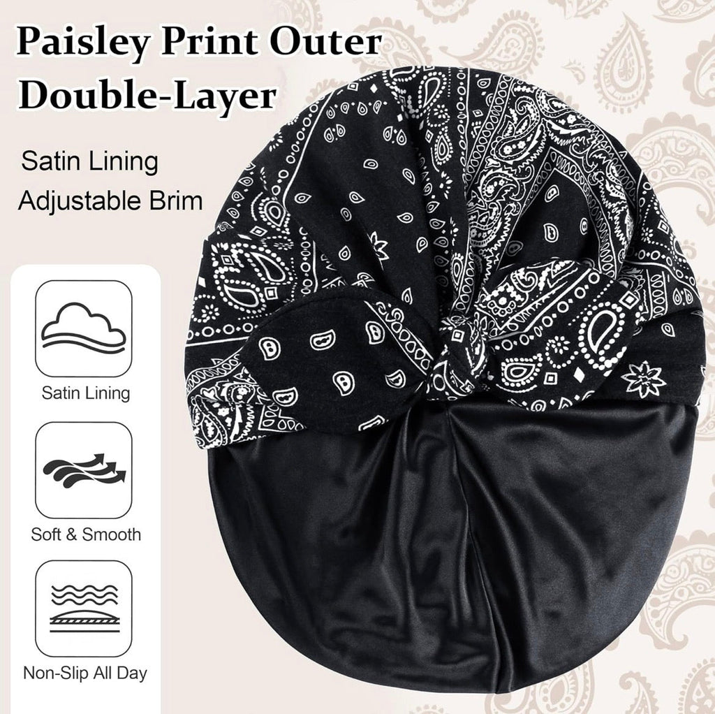 Luxury Satin Lined Turban Bow Turban for Women - NuAira