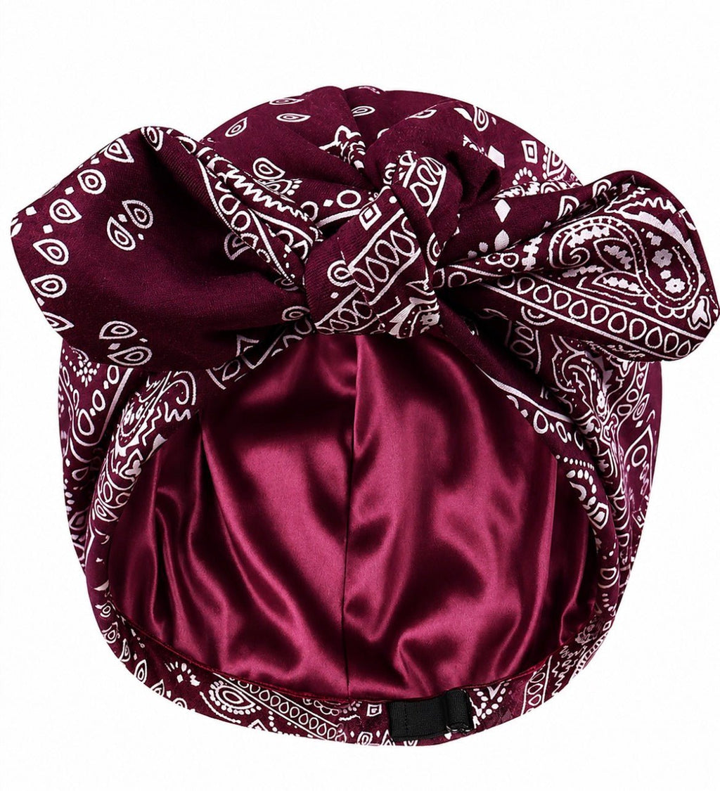 Luxury Satin Lined Turban Bow Turban for Women - NuAira