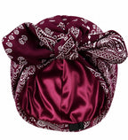 Luxury Satin Lined Turban Bow Turban for Women - NuAira