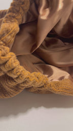 Warm Satin Lined Knit Turban