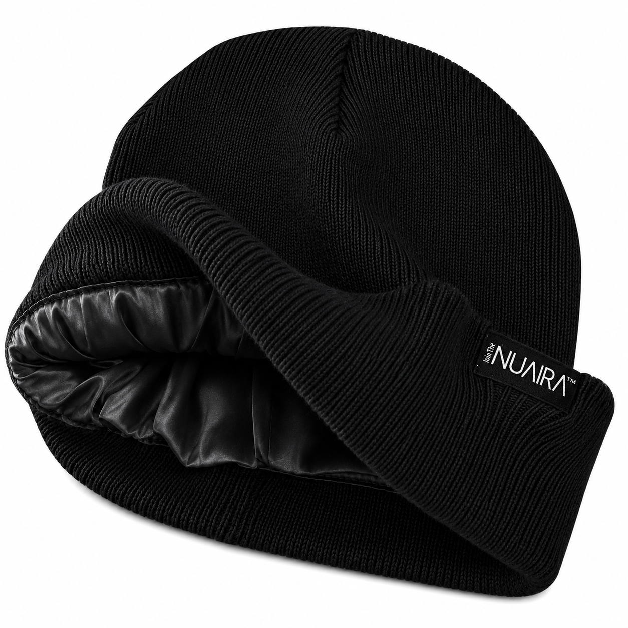 Satin Lined Winter Beanie Hat – Cozy, Hair-Protective & Warm - NuAira